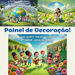 Imagem de capa para o Ebook Painéis de Decoração.