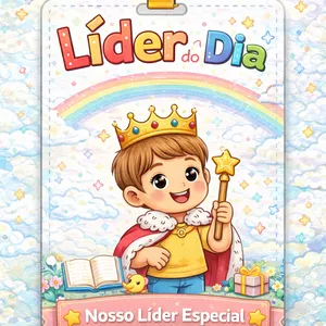 Imagem de capa para o Ebook CRACHÁ DE LÍDER DO DIA