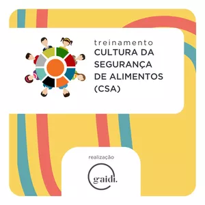 Imagem de capa para o Curso online Treinamento: CULTURA DA SEGURANÇA DE ALIMENTOS (CSA)
