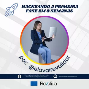Imagem de capa para o Curso online HACKEANDO A PRIMEIRA FASE COM @elavairevalidar