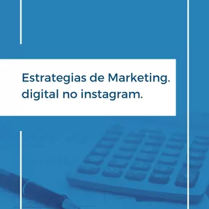 Imagem de capa para o Ebook Marketing digital no instagram.