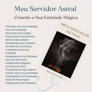 Imagem de capa para o Ebook Meu Servidor Astral - Como Criar uma Entidade