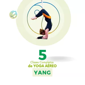 Imagen de portada para Curso online 5 CLASES DE YOGA AÉREO YANG 