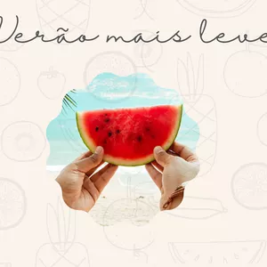 Imagem de capa para o Ebook VERÃO MAIS LEVE