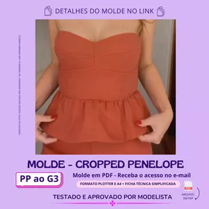 Imagem de capa para o Curso online Molde Cropped Penelope