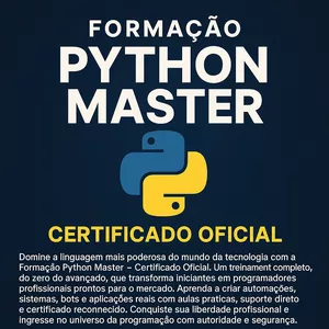 Imagem do curso Formação Python Master – Certificado Oficial 