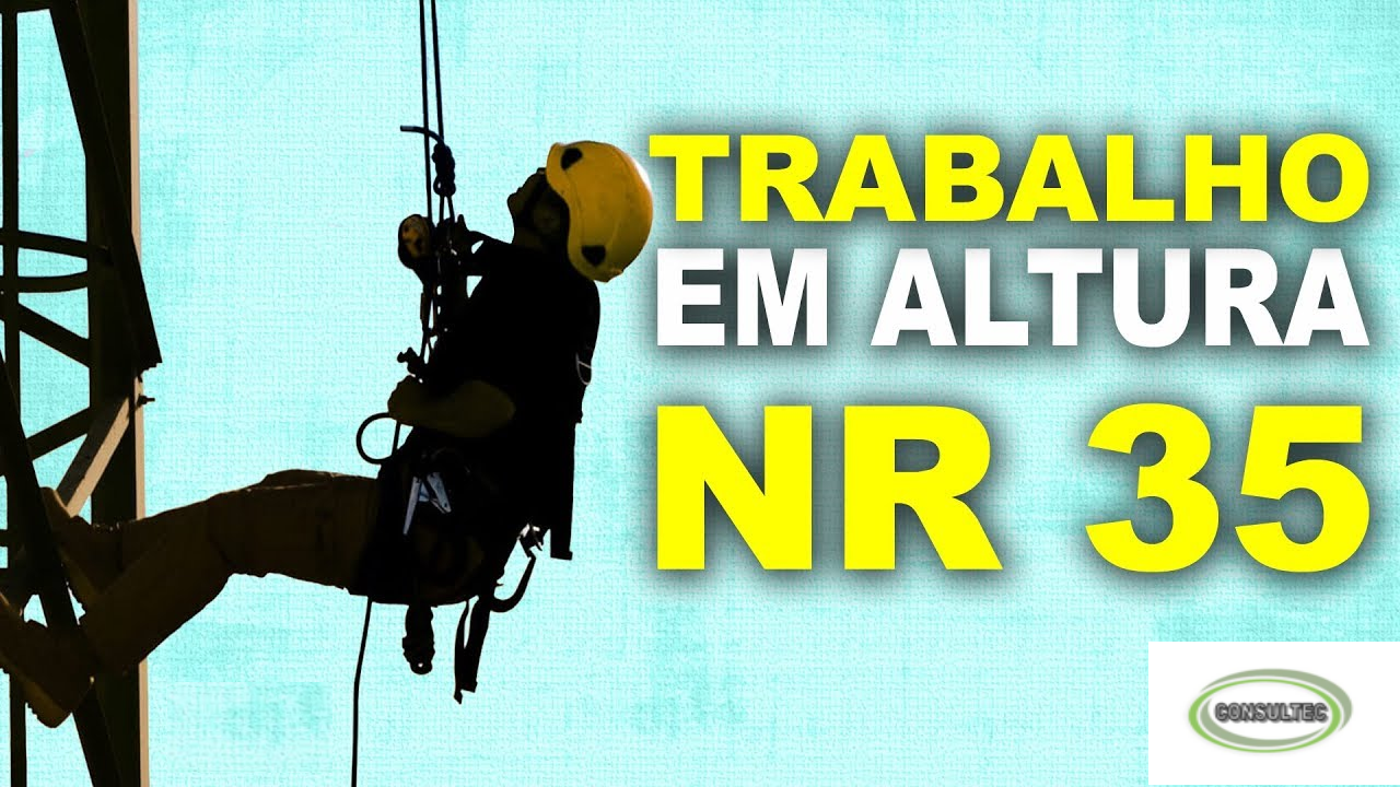 Imagem do curso Curso de NR 35 Trabalho em Altura com Certificado Válido em todo Brasil.