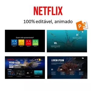 Imagem de capa para o Curso online Template Netflix no PowerPoint