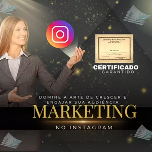 Imagem do curso "Marketing no Instagram: Domine a Arte de Crescer e Engajar sua Audiência"