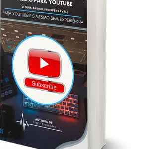Imagem de capa para o Ebook Áudio para youtuber's