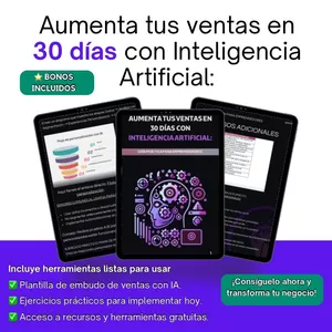 Imagen de portada para Ebook IA para Emprendedores: Vende Más en 30 Días
