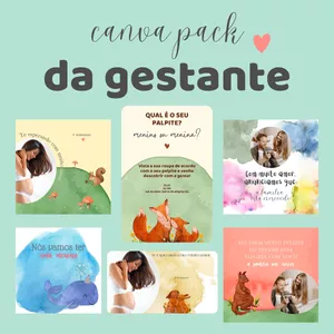 Imagem de capa para o Curso online Canva Pack da Mamãe 