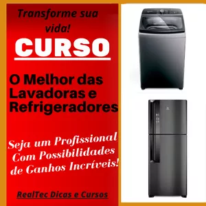 Imagem de capa para o Curso online O Melhor das Lavadoras e Refrigeradores