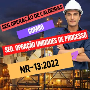 Imagem de capa para o Curso online COMBO Segurança na Operação de Caldeiras - NR-13 - (SOC) + Segurança na Operação de Unidades de Processo (SOUP)