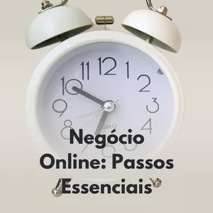 Imagem de capa para o Ebook Negócio Online: Passos Essenciais
