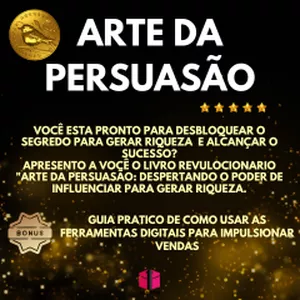 Imagem de capa para o Ebook ARTE DA PERSUASÃO