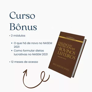 Imagem do curso Livro - Exigências Nutricionais de Bovinos Leiteiros - NASEM 2021