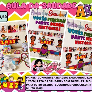 Imagem de capa para o Ebook 🎒Aula da Saudade❤