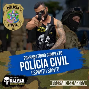 Imagem de capa para o Curso online 👮‍♂️Preparatório Completo POLÍCIA CIVIL do Espirito Santo  👮‍♂️ PCES - Instituto Óliver 