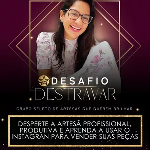 Imagem de capa para o Curso online DESTRAVAR- CURSO BÁSICO DE INSTAGRAM 