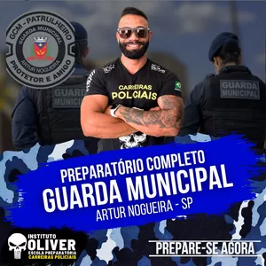 Imagem do curso 👮‍♂️ Preparatório Completo GUARDA MUNICIPAL de ARTUR NOGUEIRA - SP 👮‍♂️ GCM - Instituto Óliver