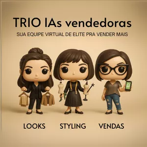 Imagem de capa para o Curso online Trio IAs Vendedoras: Looks, Styling e Vendas