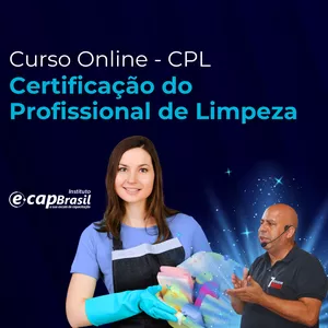 Imagem de capa para o Curso online CPL - Certificação do Profissional de Limpeza