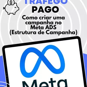 Imagem de capa para o Ebook Como criar uma campanha no Meta ADS (Estrutura de campanha).