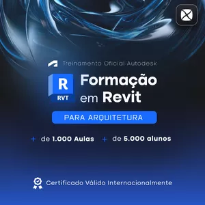 Imagem de capa para o Curso online Formação em Revit Arquitetura