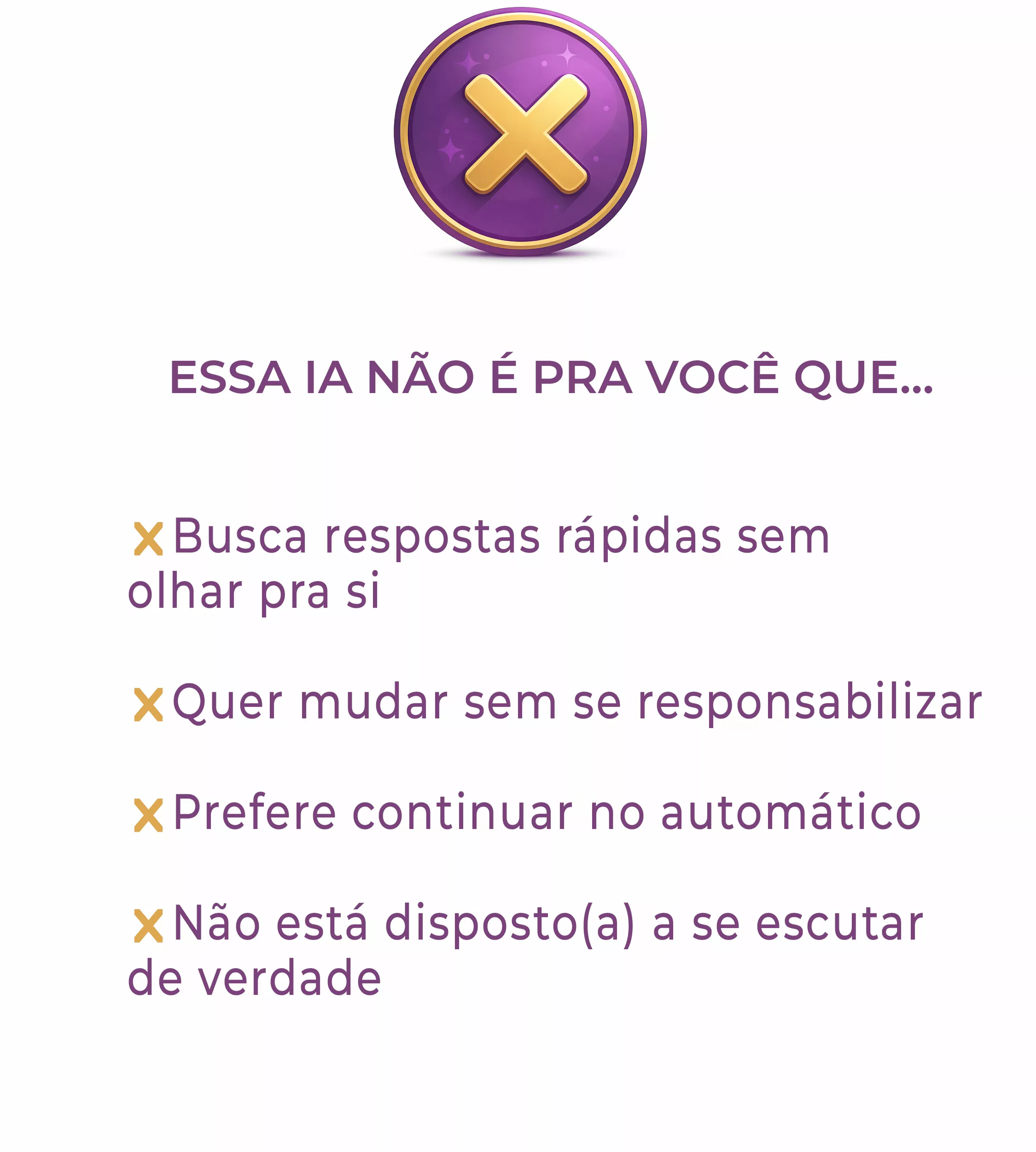 O que a ConsciencIA não faz