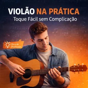 Imagem de capa para o Ebook VIOLÃO NA PRÁTICA