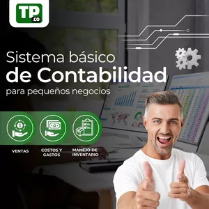 Imagen de portada para Curso online Sistema contable en excel para pequeños negocios 