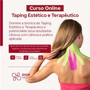 Curso Curso Online de Taping Estético e Terapêutico 
