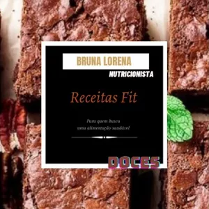 Imagem de capa para o Ebook E-book de Doces Fit - Bruna Lorena Nutricionista 