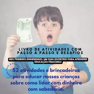 Imagem de capa para o Ebook Workbook -Educação financeira infantil