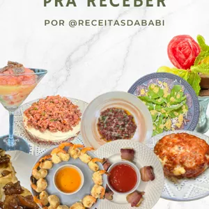 Imagem de capa para o Ebook  APERITIVOS PRA RECEBER
