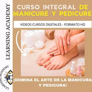 Imagen de portada para Curso online CURSO INTEGRAL DE MANICURE Y PEDICURE + BONUS DE OBSEQUIO