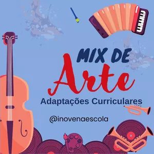 Imagem de capa para o Ebook Arte - Mix de Atividades Adaptadas