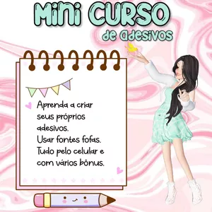 Imagem de capa para o Curso online Mini curso de adesivos 