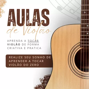 Imagem de capa para o Curso online Aprenda Violão do Zero: Método Prático e Rápido para Iniciantes