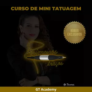 Imagem do curso Primeiros Traços - Tattoos Minimalistas, Traços Fino