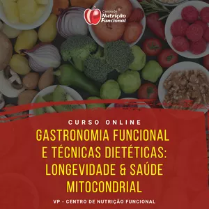 Imagem de capa para o Curso online Gastronomia Funcional e Técnicas Dietéticas: Longevidade e Saúde Mitocondrial