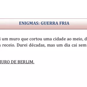 Imagem de capa para o Ebook 10 ENIGMAS SOBRE A GUERRA FRIA