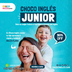 Cover image for Online course Inglés para NIÑOS - Choco Inglés/Choco English