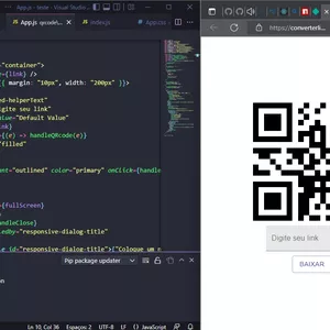 Imagem de capa para o Curso online Projeto leitor de QRCode ReactJS
