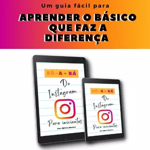 Imagem de capa para o Ebook BE-A-BA do Instagram