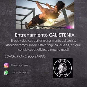 Imagen de portada para Ebook ENTRENAMIENTO CALISTENIA