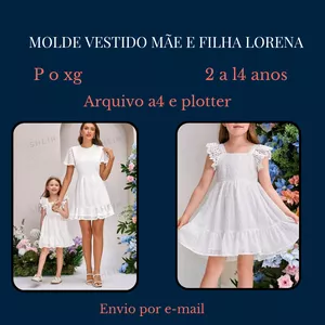 Imagem de capa para o Ebook Kit mãe e filha Lorena 