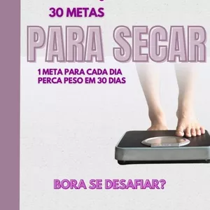 Imagem de capa para o Ebook 30 METAS PARA EMAGRECER