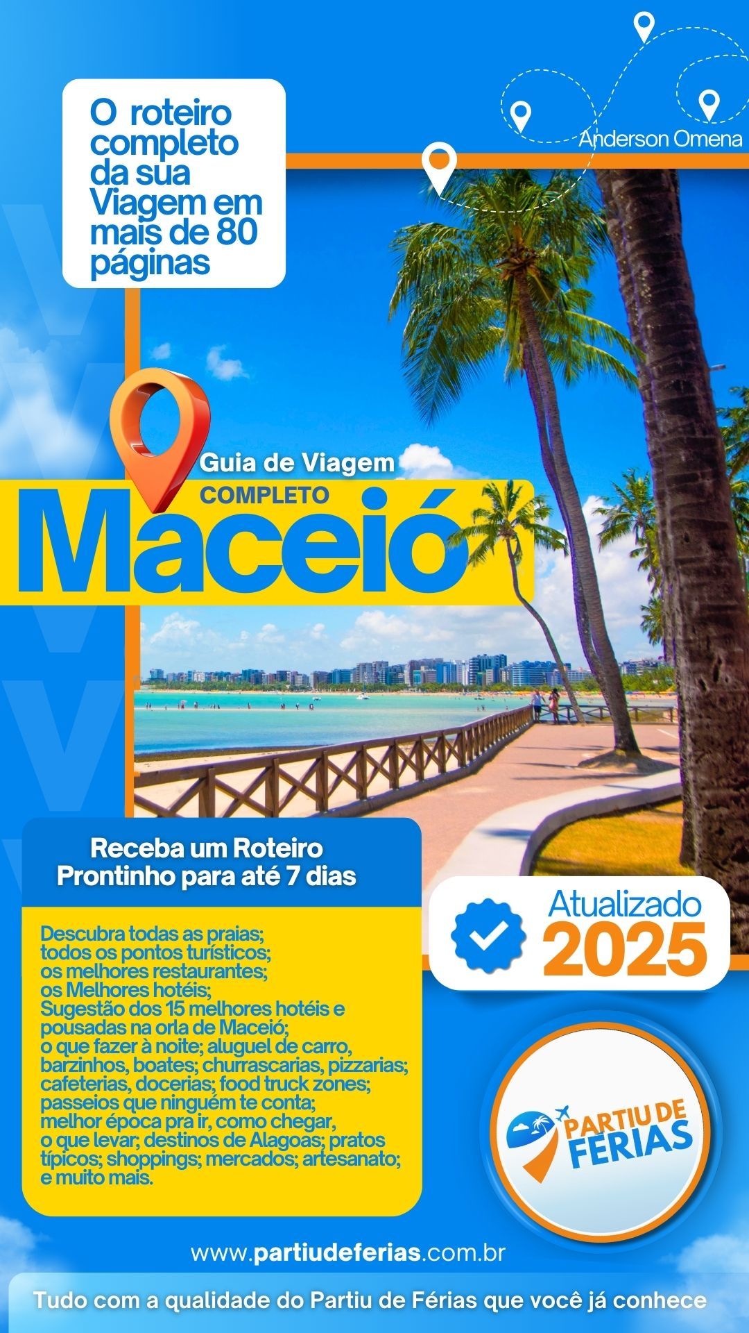 Guia de Viagem Maceió Alagoas (Atualizado 2025) Roteiro Pronto 